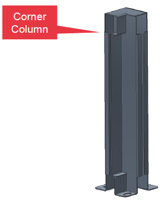 Decor Screen, Corner Bracket