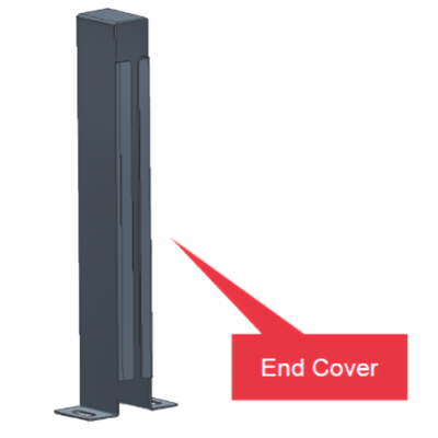 Decor Screen, End Cover Bracket