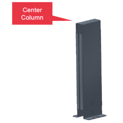 Decor Screen, Center Bracket