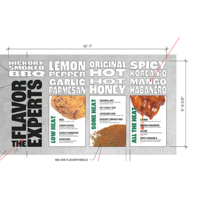 Flavor Wall Wall Covering, Small