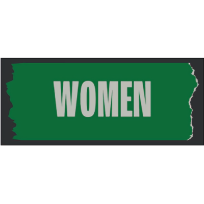 Restroom Door Sign, WOMEN
